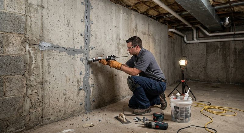 Basement Crack Repair in Columbus, OH