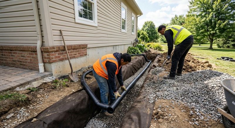 French Drain Service in Birmingham, AL
