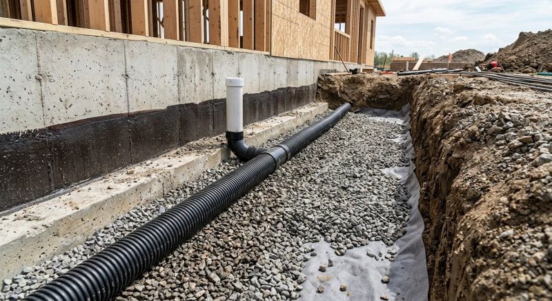 Underground Drain Installation in Tuscaloosa, AL