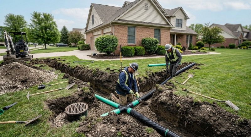 Water Drainage Installation in Birmingham, AL