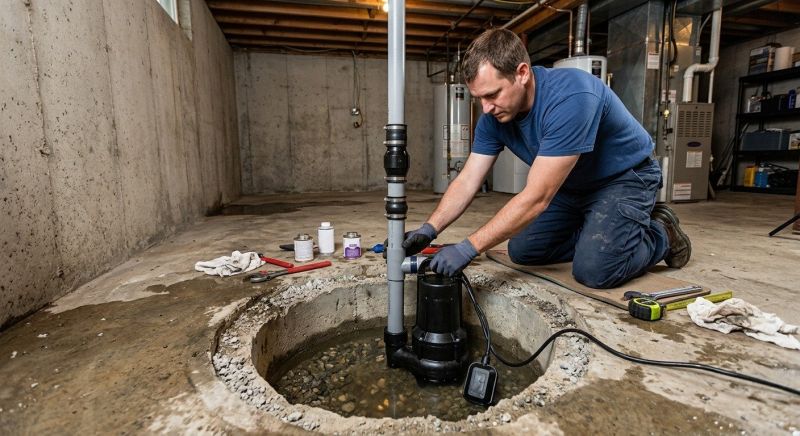 Basement Drainage Installation in Tuscaloosa, AL