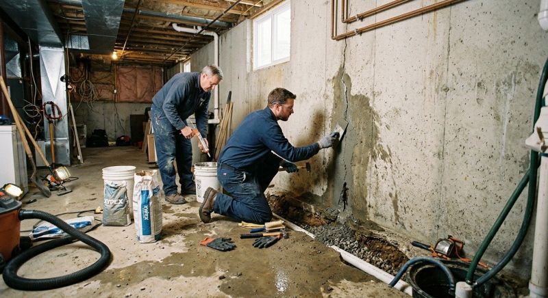 Basement Seepage Repair in Birmingham, AL