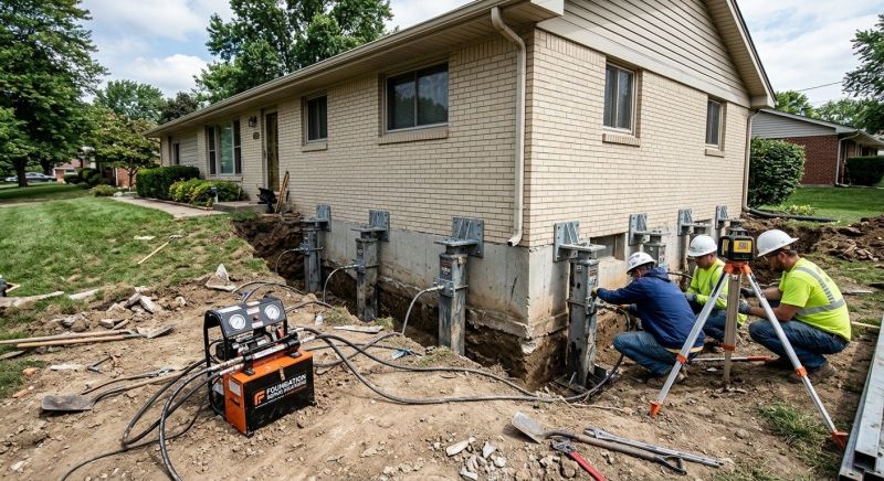 Foundation Pier Leveling in Tampa, FL
