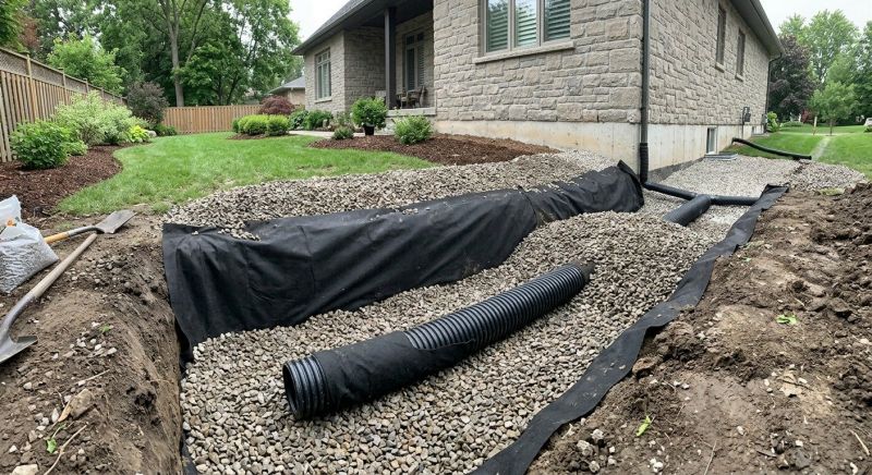 French Ditch Installation in Tuscaloosa, AL