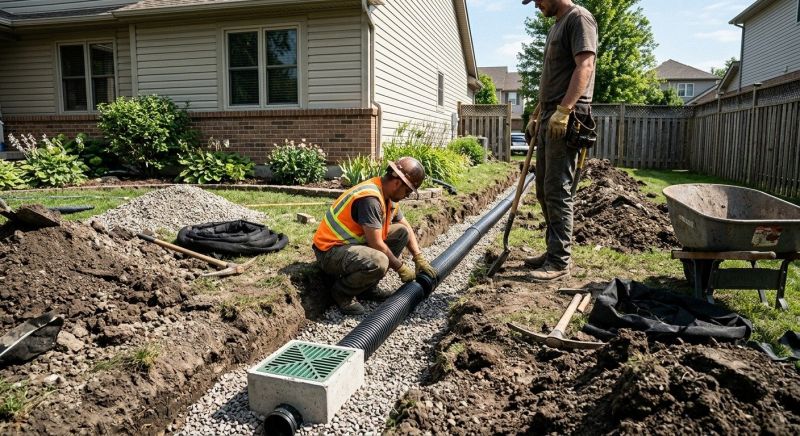 House Drainage Installation in Tuscaloosa, AL