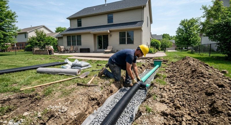 Lawn Drainage in Tuscaloosa, AL