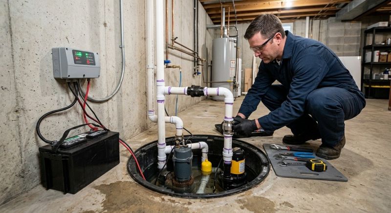 Sump Pump Installation in Boston, MA