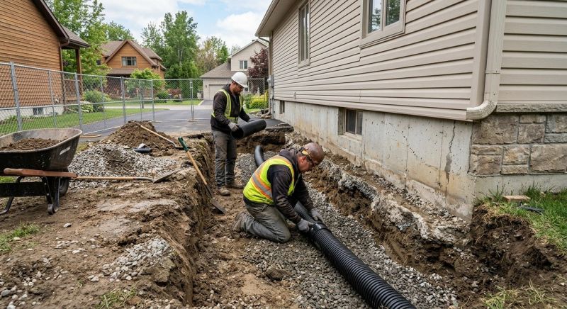 Water Drainage Installation in Tuscaloosa, AL