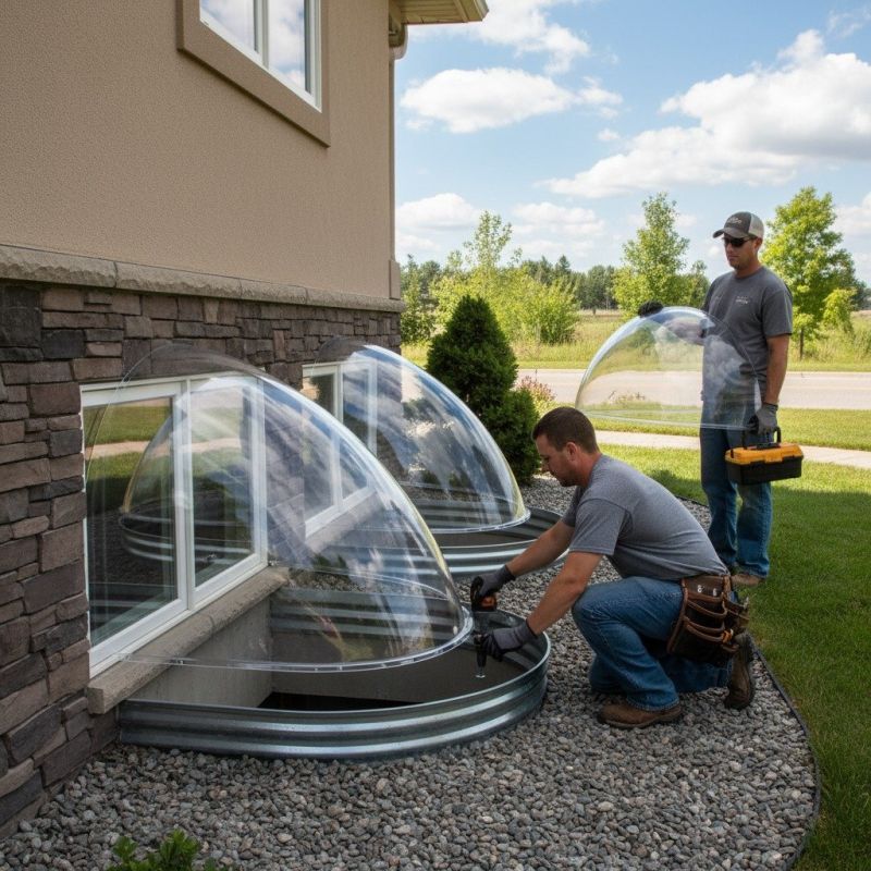 Window Well Cover Installation in Alpharetta, GA
