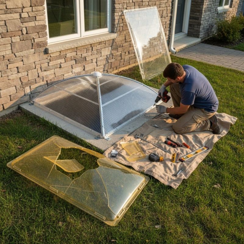 Window Well Cover Installation in Denver County, CO