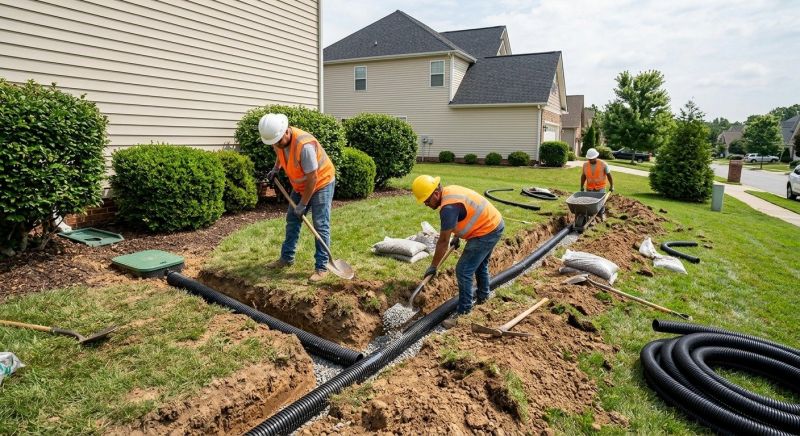 Yard Drainage Improvement in Birmingham, AL